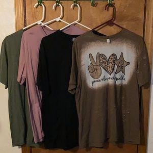 Lot of 4 dispatcher T-shirts